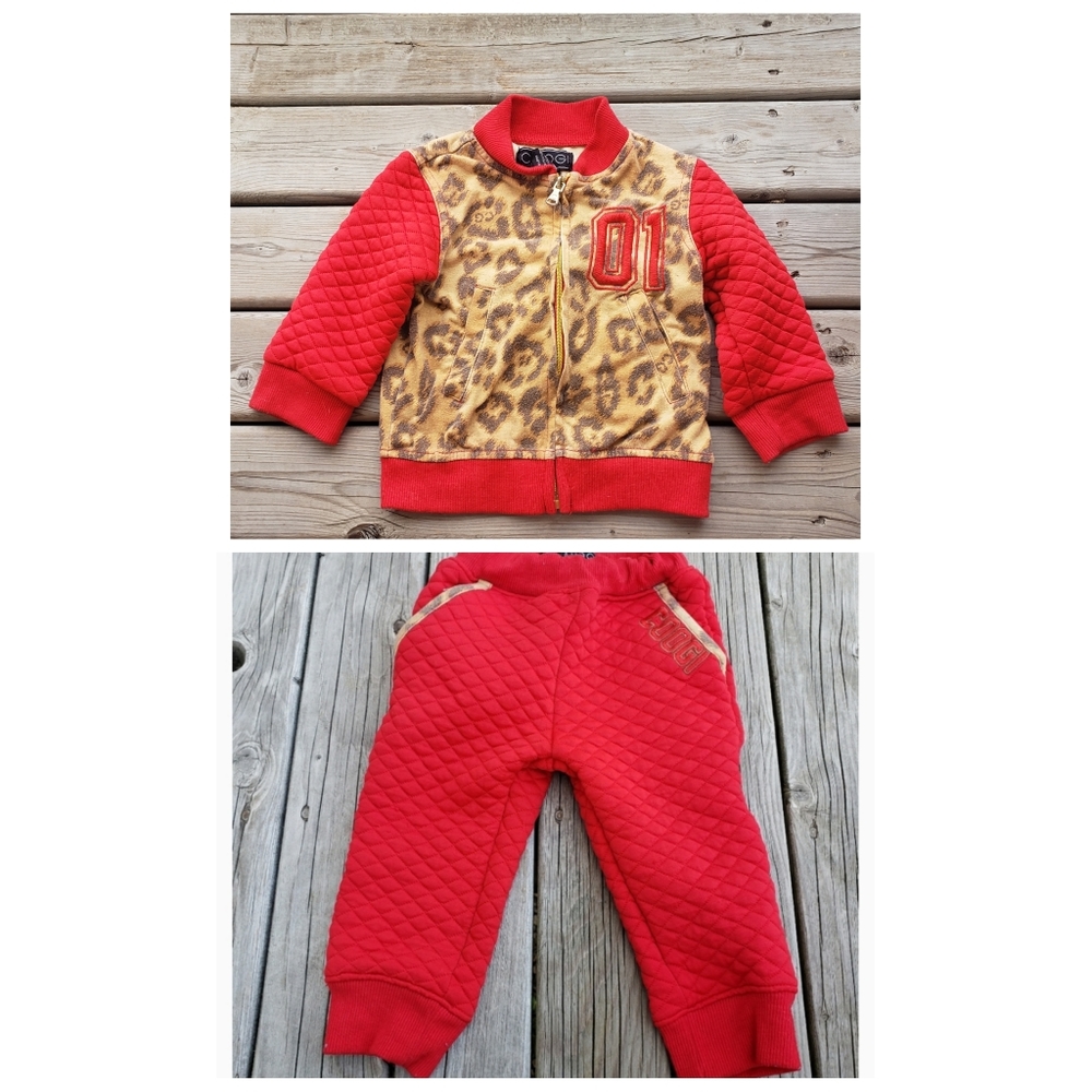 Coogi baby quilted tracksuit